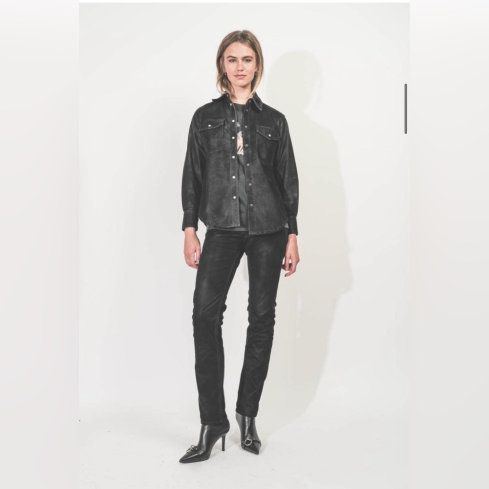 Isabel Marant Kelsie Straight Leg Low Rise Corduroy Style Pant